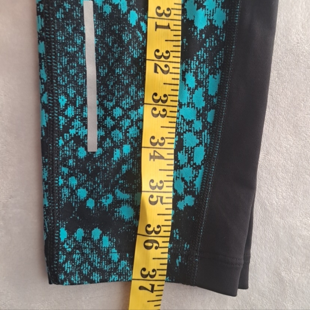 Nike Epic Lux Tight Python Black and Blue Leggings - Picture 13 of 13